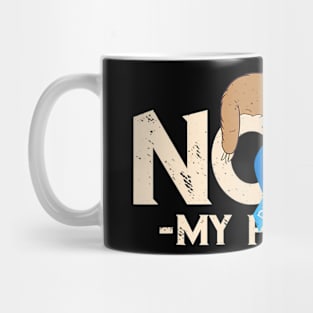 Pancreas Diabetes Awareness Nope My Pancreas Sloth Sleep Mug